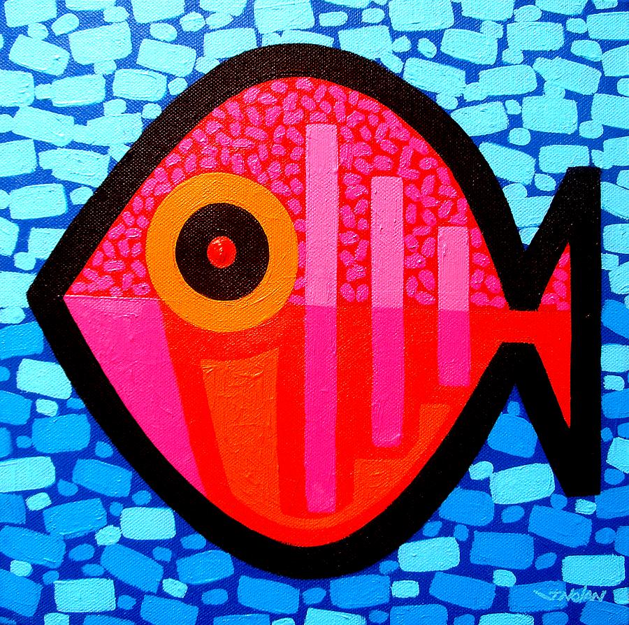 Lucky Fish III Painting by John Nolan - Fine Art America