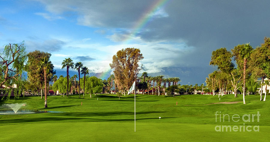Golf Course Photograph - Lucky Golf Day by David Zanzinger