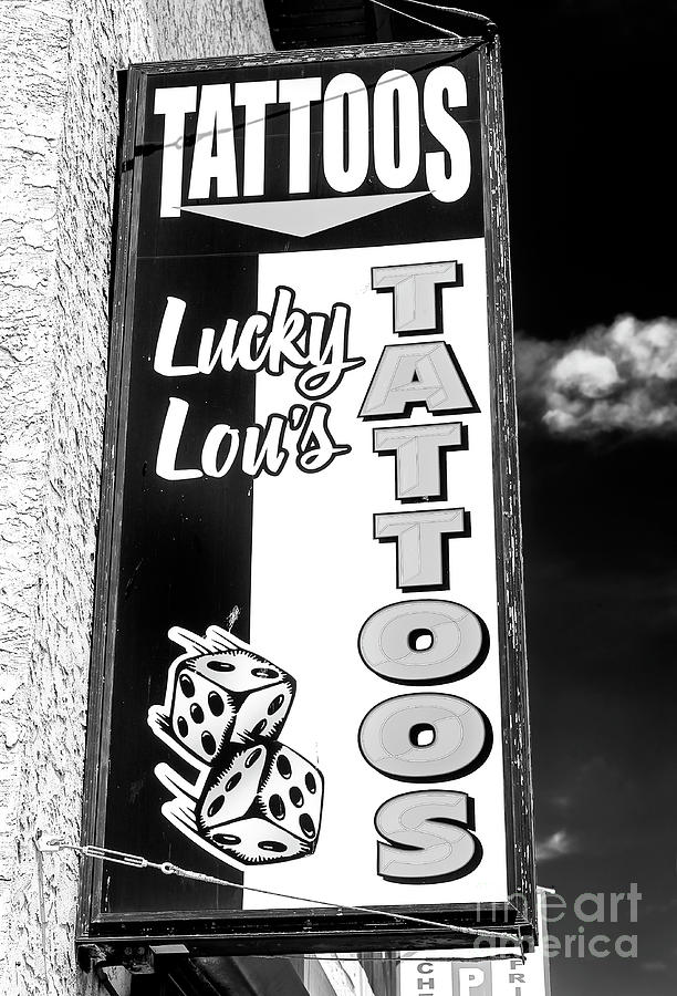 Lucky Lous Tattoos Atlantic City Photograph by John Rizzuto