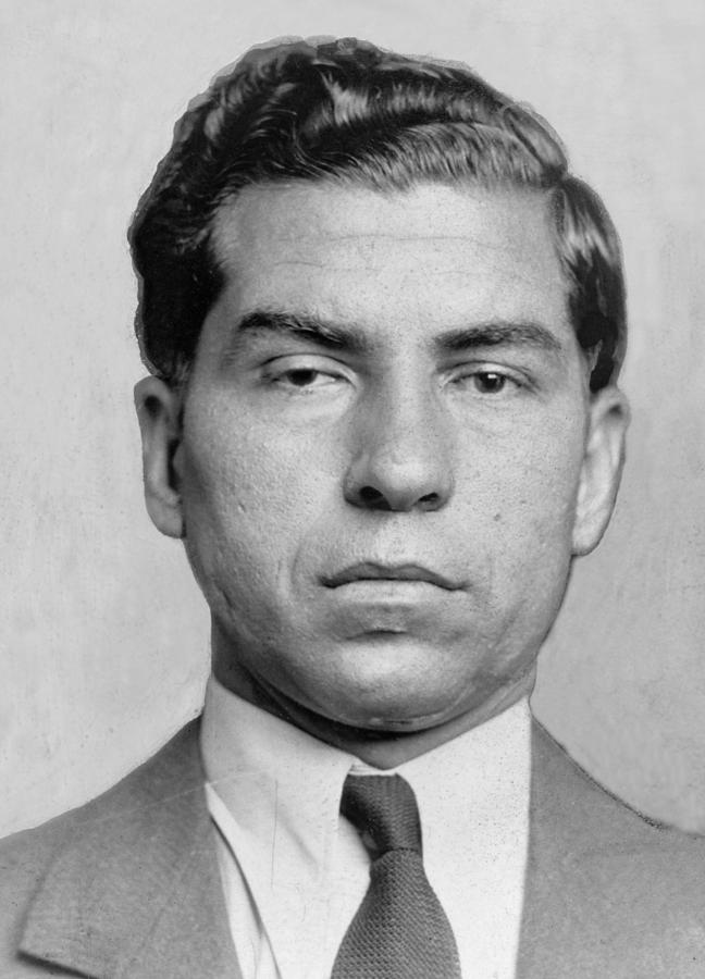Lucky Luciano 1896-1962 Was Imprisoned Photograph by Everett