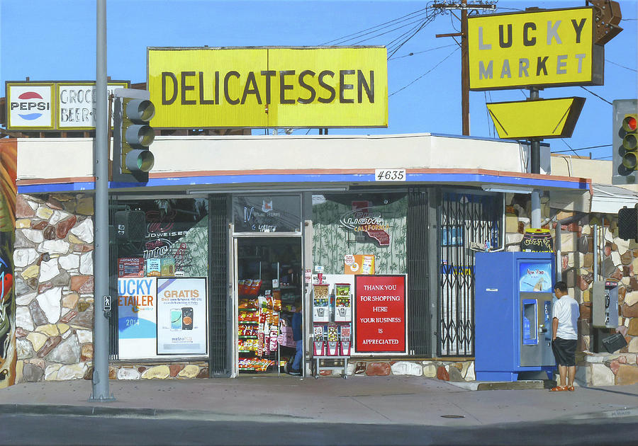 Lucky Market Painting by Michael Ward