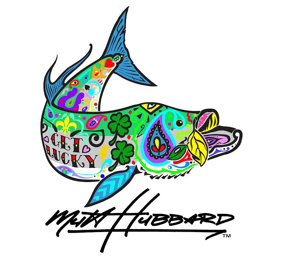 Fish Digital Art - Lucky Tarpon by Mutt Hubbard