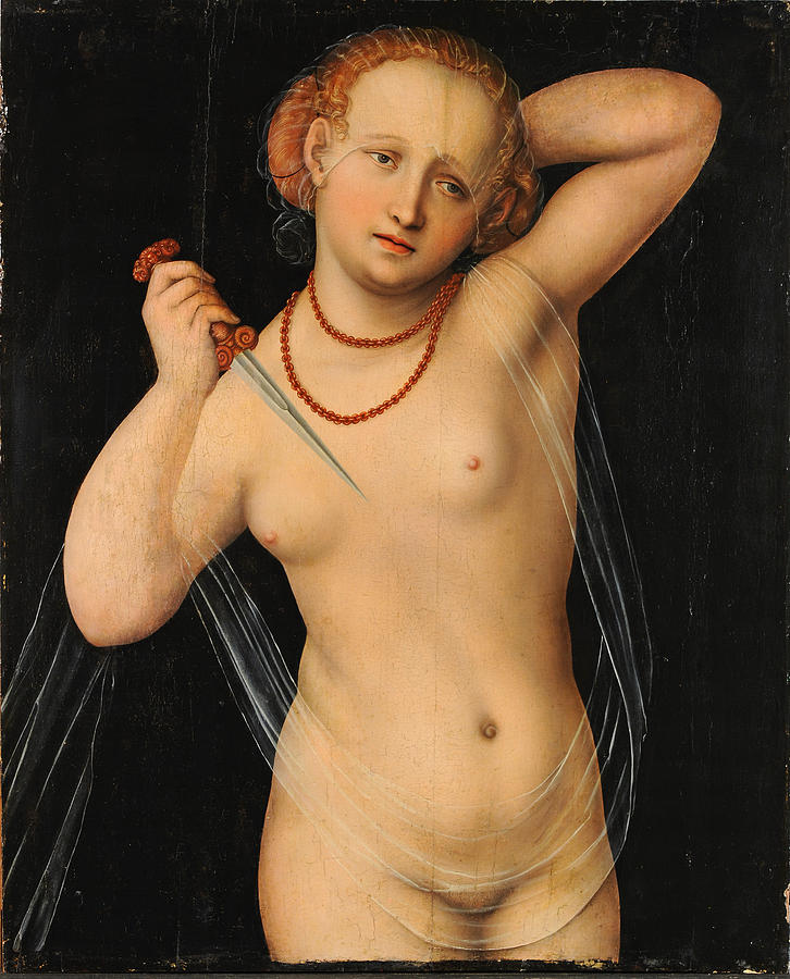 Lucretia 6 Painting by Lucas Cranach the Elder