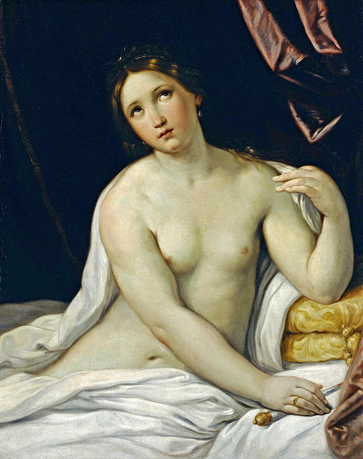Lucretia Painting by Guido Reni