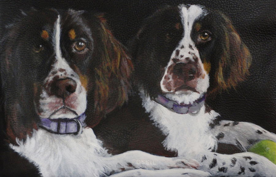 Lucy and Ethel Painting by Carol Russell