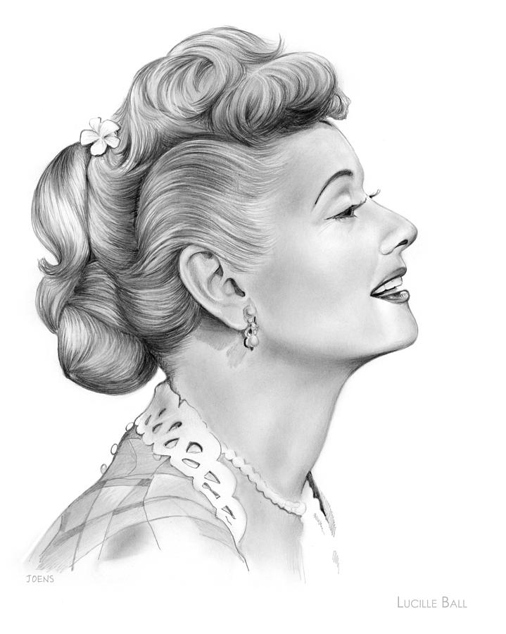 Lucy Drawing by Greg Joens