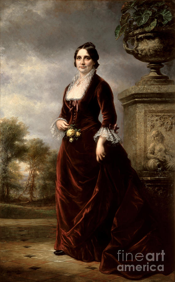 Lucy Hayes, First Lady Photograph by Science Source