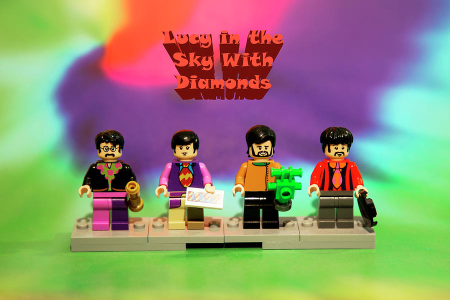 Lucy in the Sky with Diamonds Lego Photograph by David Stasiak