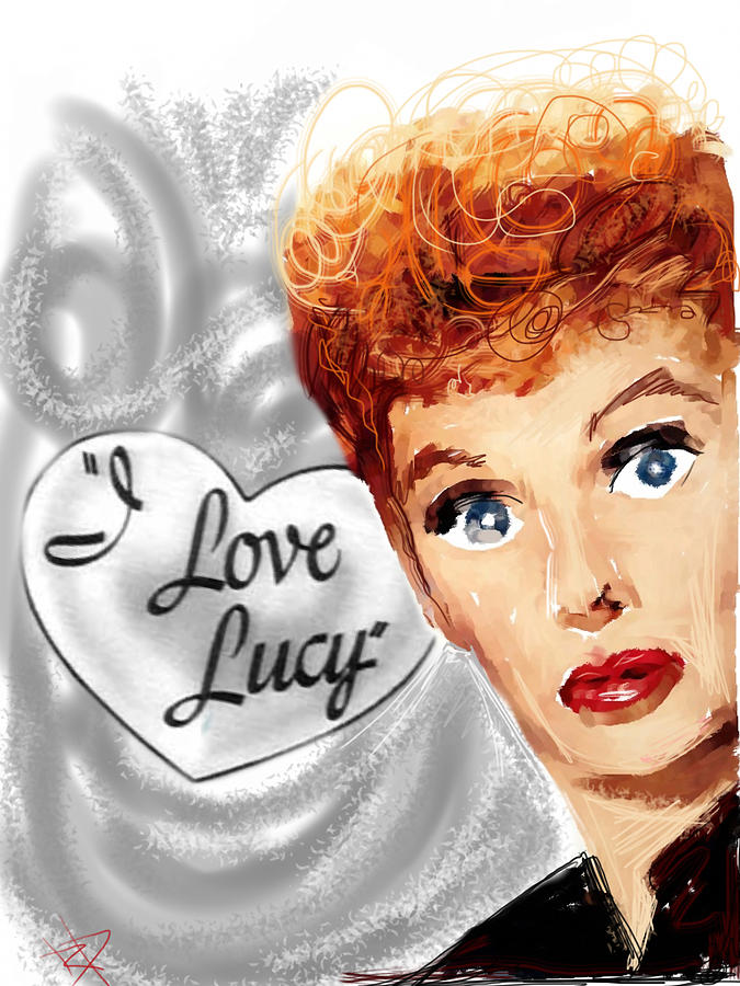 Lucy Mixed Media by Russell Pierce