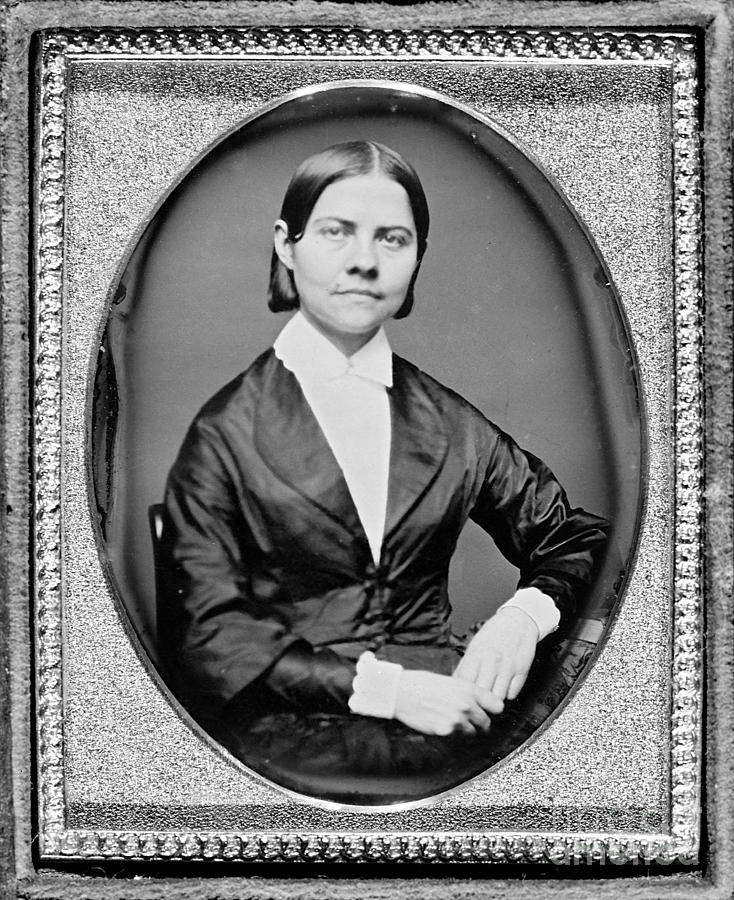 Portrait Photograph - Lucy Stone, American Abolitionist by Photo Researchers