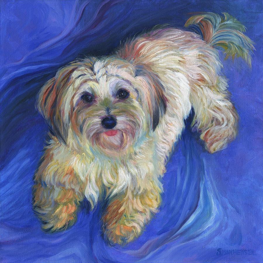 Lucy Painting by Susan Hensel