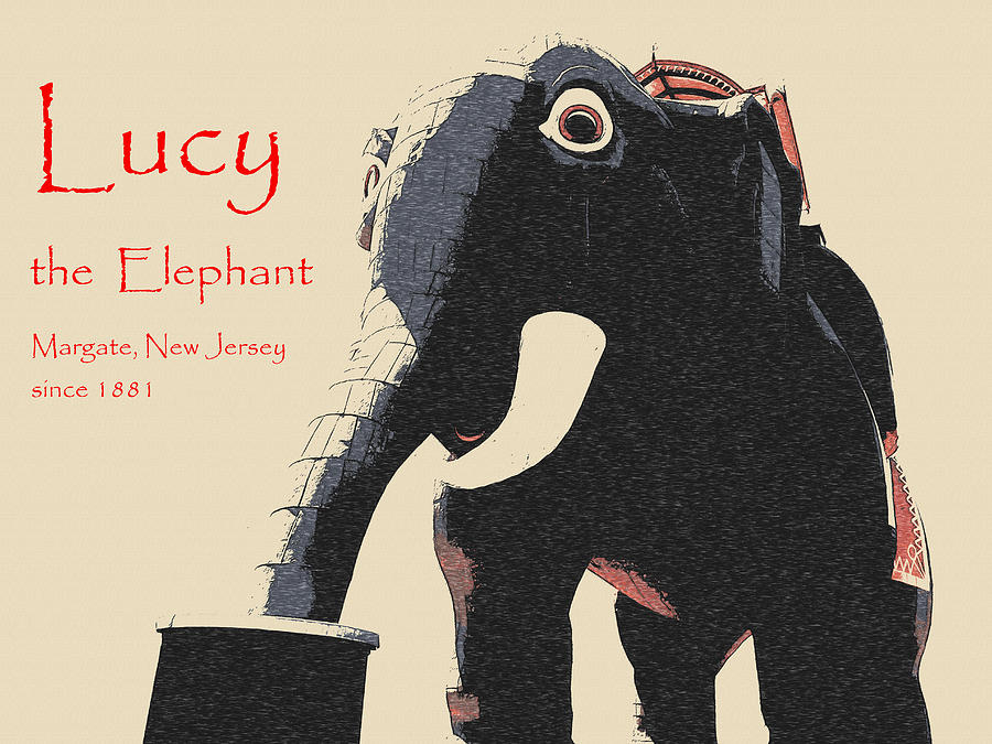 Lucy the Elephant since 1881 Photograph by Richard Reeve