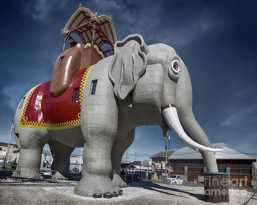Architecture Photograph - Lucy The Elephant by Tom Gari Gallery-Three-Photography