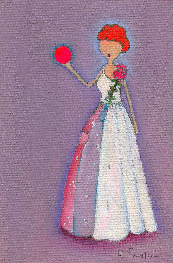 Lucys Friendship Ball Painting by Ricky Sencion