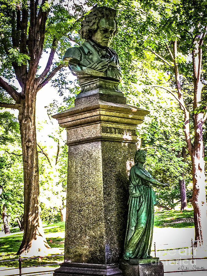 Ludwig Van Beethoven In Central Park Photograph
