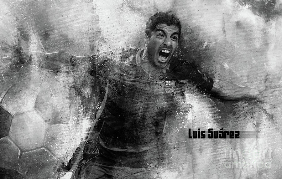 Luis Suarez 1 Painting by Gull G
