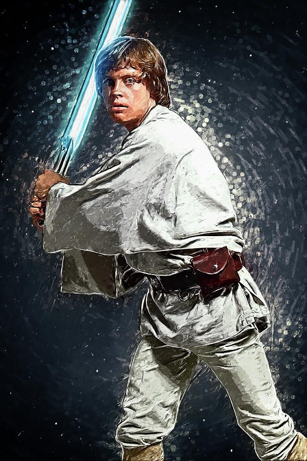 Luke Skywalker Digital Art by Hoolst Design