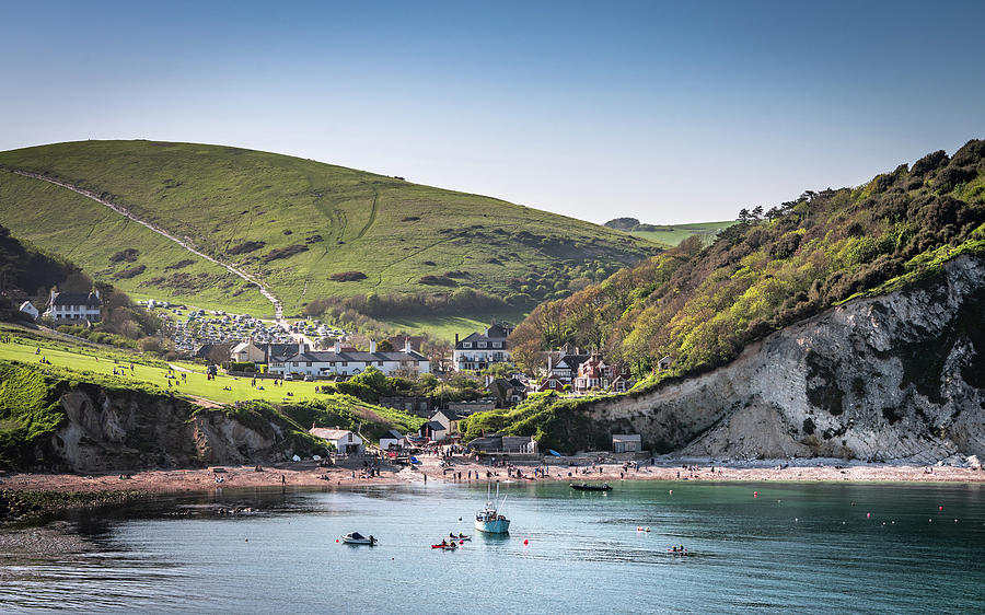 Lulworth Cove Seascape Photograph by Framing Places