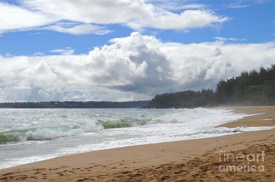 Lumahai Beach Kauai Hawaii Photograph by Mary Deal