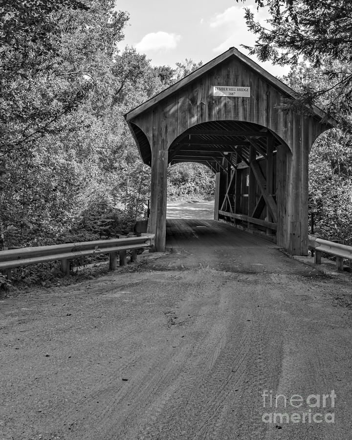 Lumber Mill Bridge Belvidere Vermont Photograph by Edward Fielding