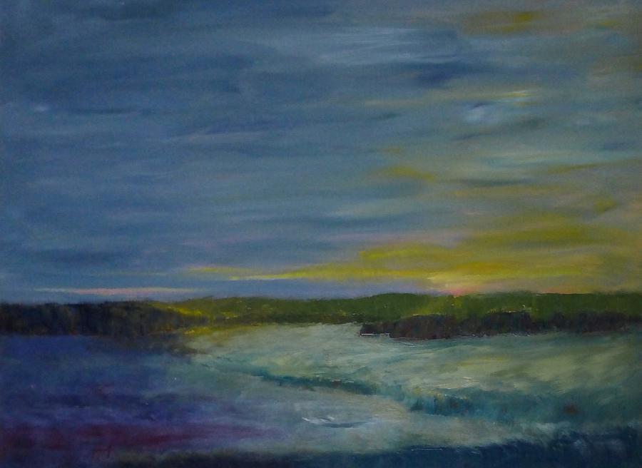 Luminous Sea Painting by Irena Jablonski