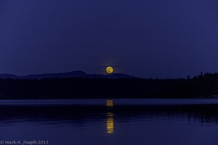 Lummi Full Moon Photograph by Mark Joseph
