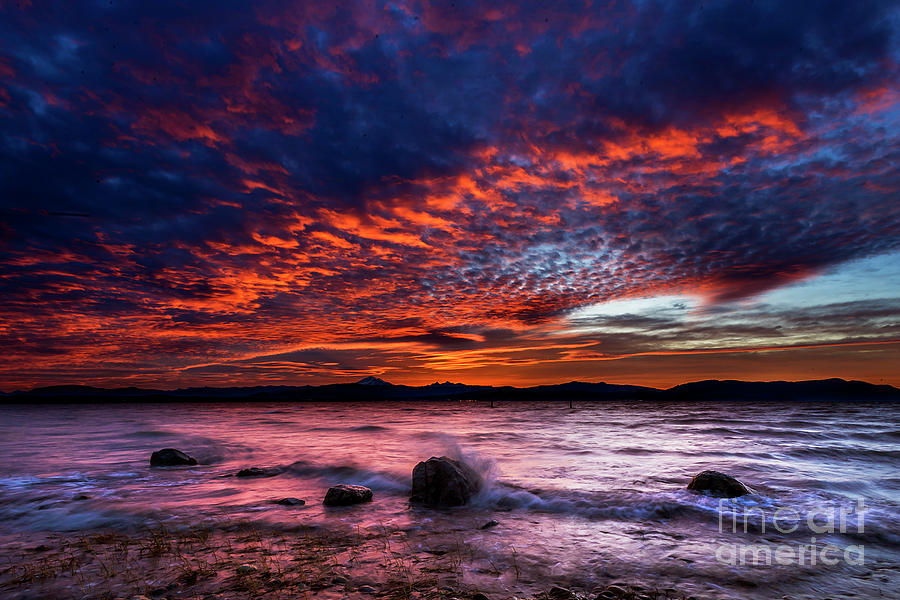 Lummi Shore Sunrise Photograph by Paul Conrad