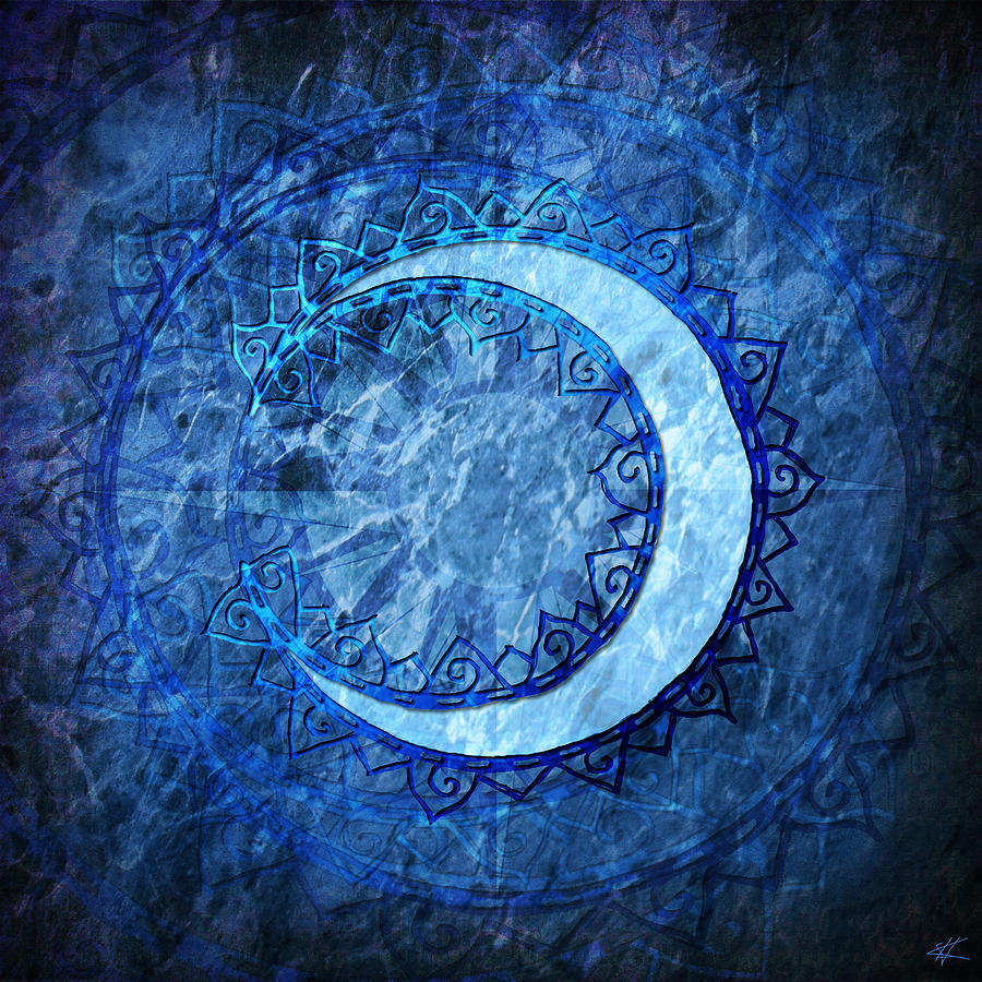 Luna Digital Art by Kenneth Armand Johnson