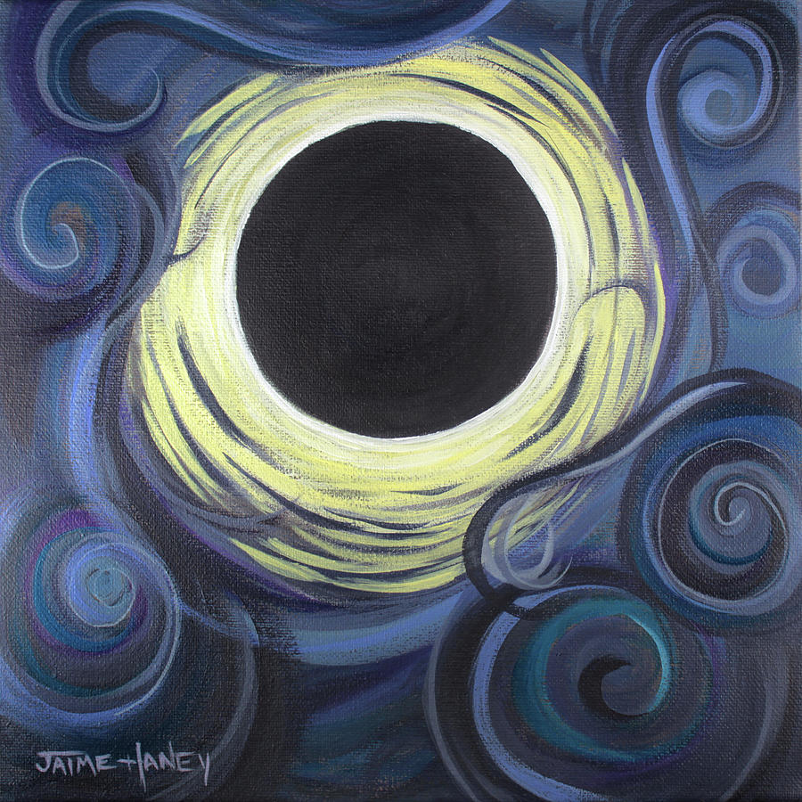 Luna Synchronicity Painting by Jaime Haney