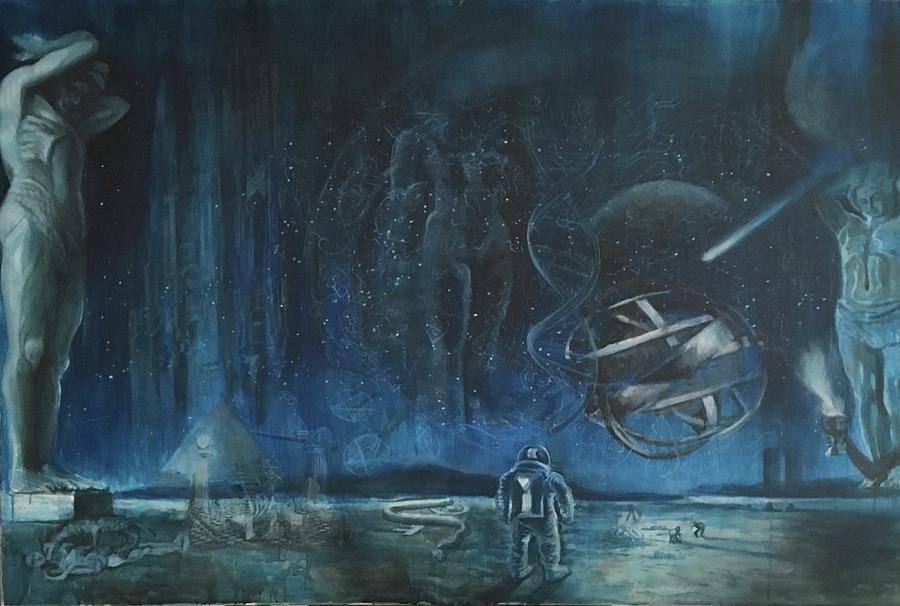 Lunar Apocalipsis Painting by Paez ANTONIO