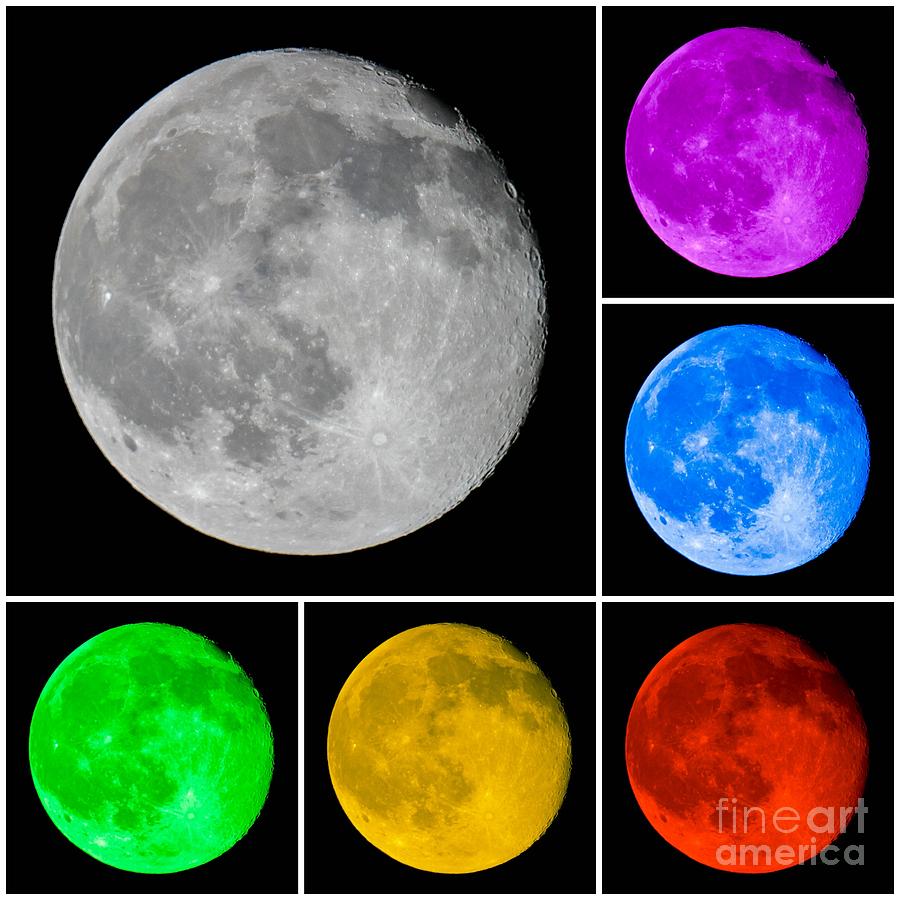 Lunar Color Shots 01 Photograph by Kip Vidrine