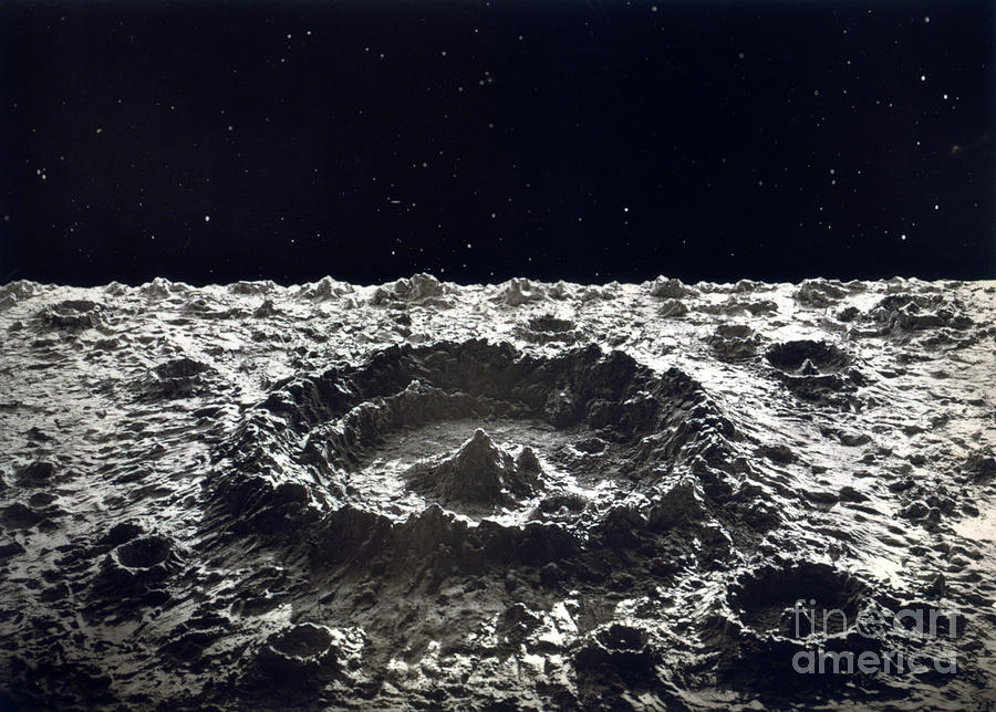 Lunar Crater, 1874.  Photograph by Granger