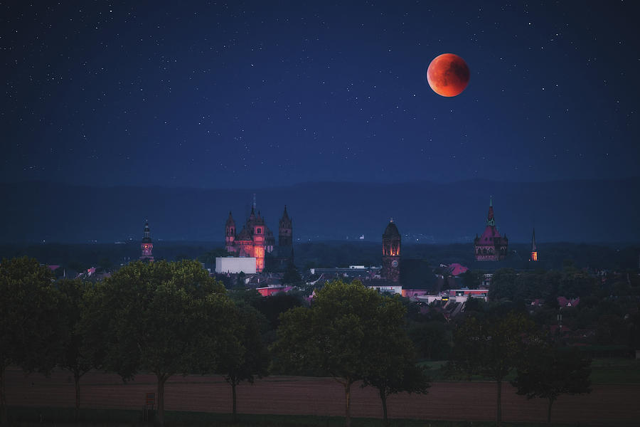 Lunar Eclipse, July 2018 Photograph by Marc Braner