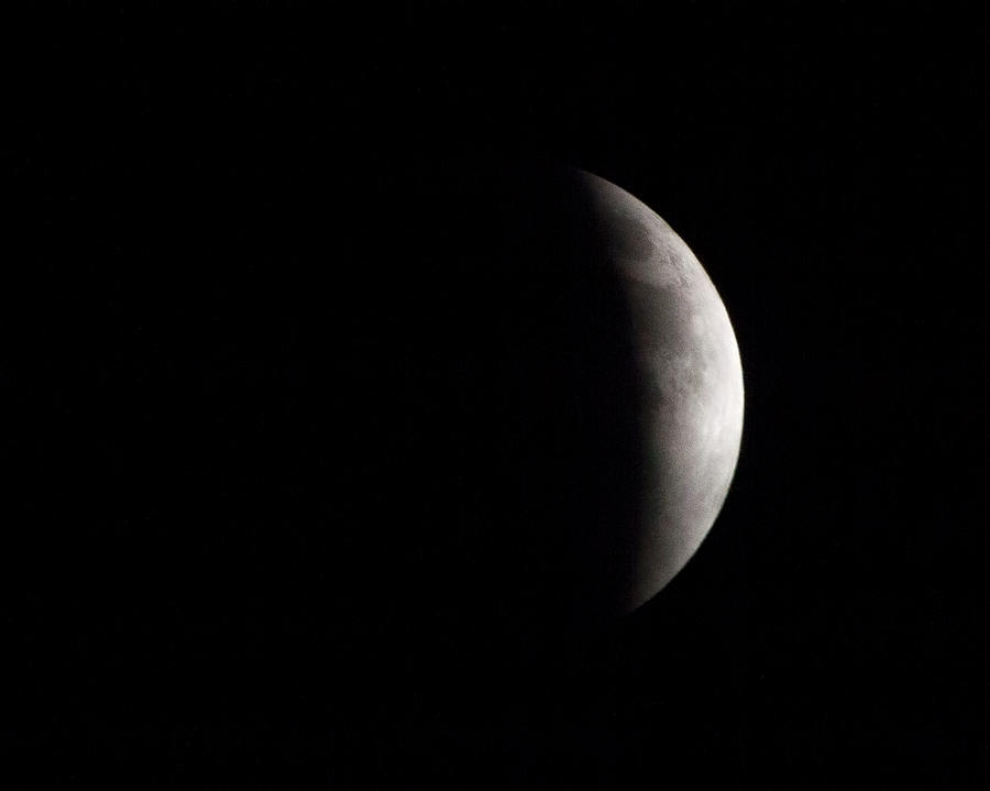 Lunar Eclipse Phase Three Photograph by Mark Andrew Thomas