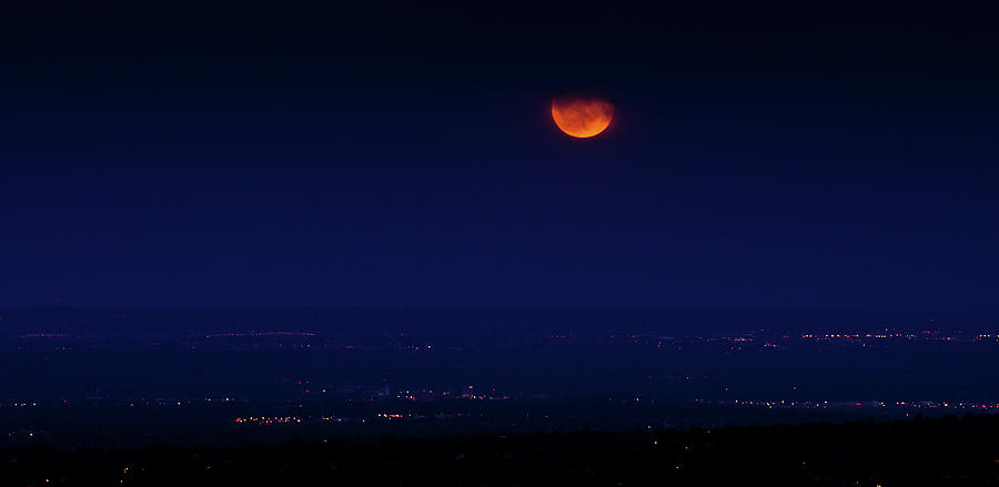 Lunar Rising Photograph by John De Bord