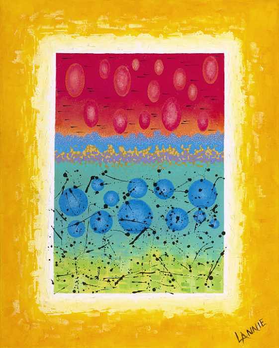 Lunascape Painting by Leann Harding Lunascape Painting by Leann Harding