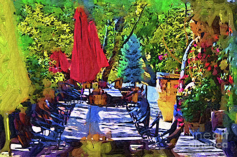Lunch In Wine Country Digital Art by Kirt Tisdale
