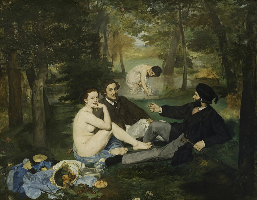 Luncheon on the Grass, from 1863 Painting by Edouard Manet