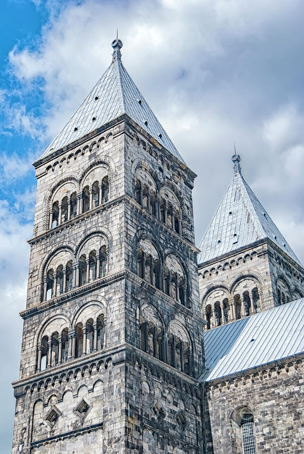 Lund Cathedral in Sweden Photograph by Antony McAulay