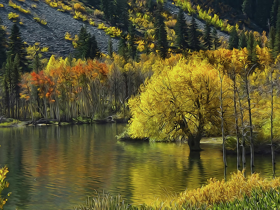 Lundy Lake Beauty by Frank Lee Hawkins Lundy Lake Beauty by Frank Lee Hawkins