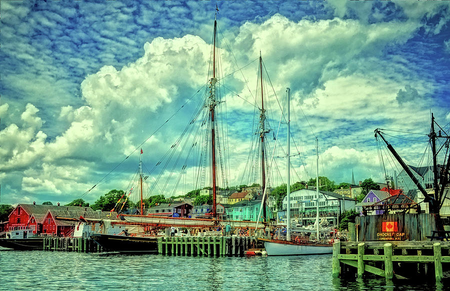 Lunenburg Harbor Photograph by Rodney Campbell
