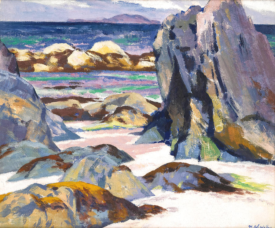 Francis Campbell Boileau Cadell Painting - Lunga from Iona by Francis Campbell Boileau Cadell