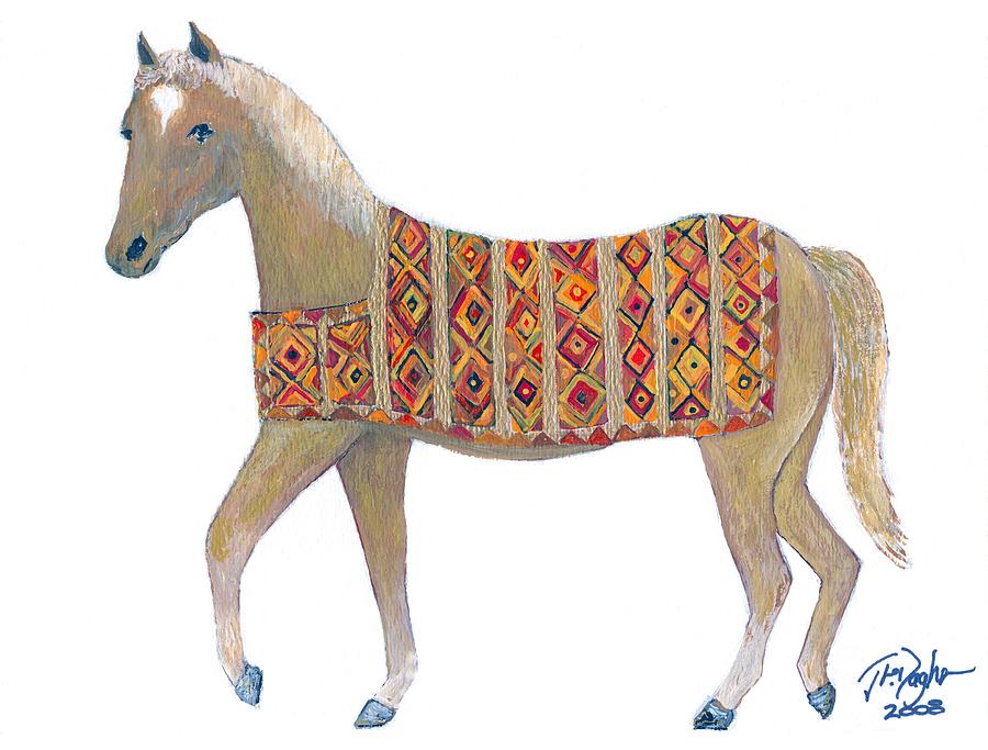 Luri Pony Painting by Joe Dagher