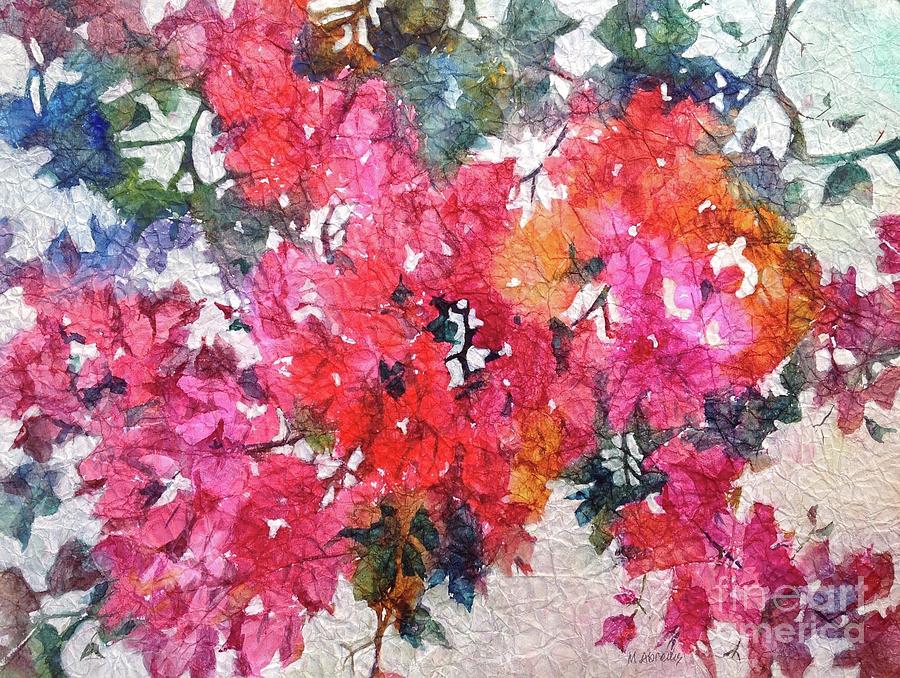 Luscious Bougainvillea Painting by Michelle Abrams