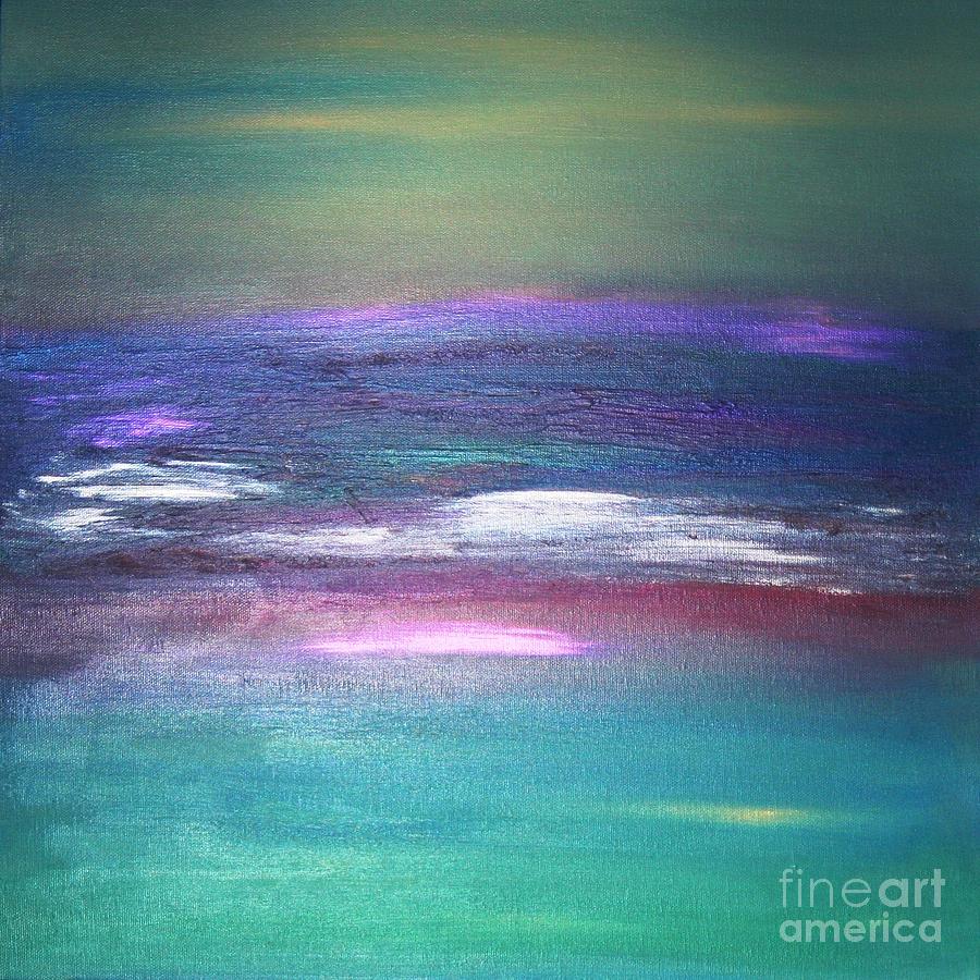 Luscious Laguna - Ocean Series Painting by Tracy Evans