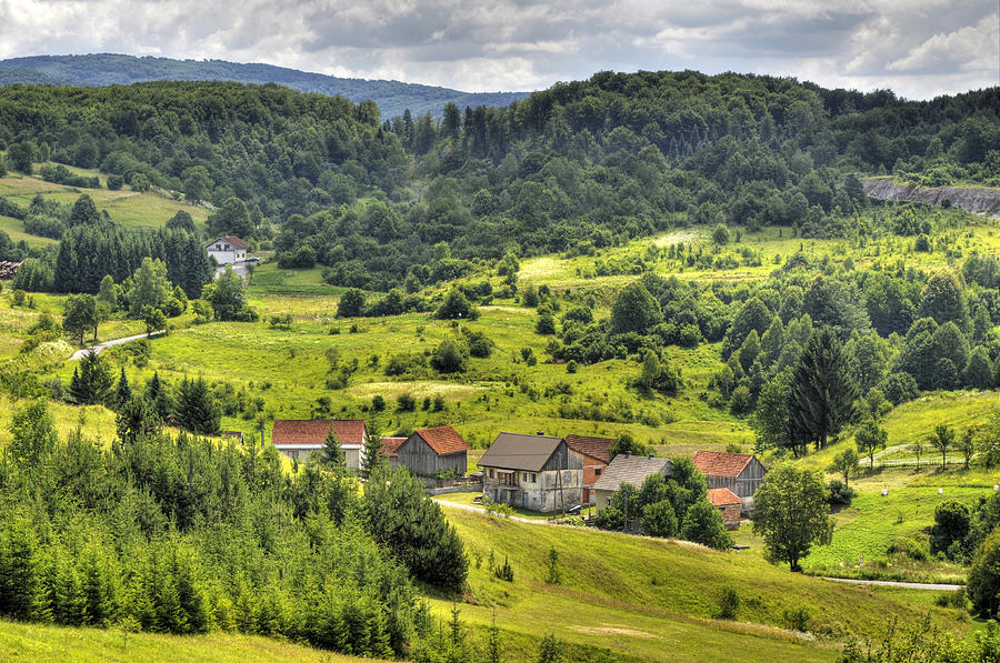 Lush Croatian Valley Photograph by Don Wolf