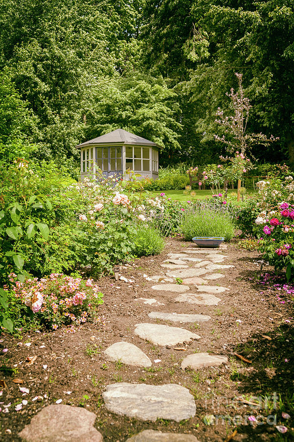 Lush landscaped garden Photograph by Sophie McAulay