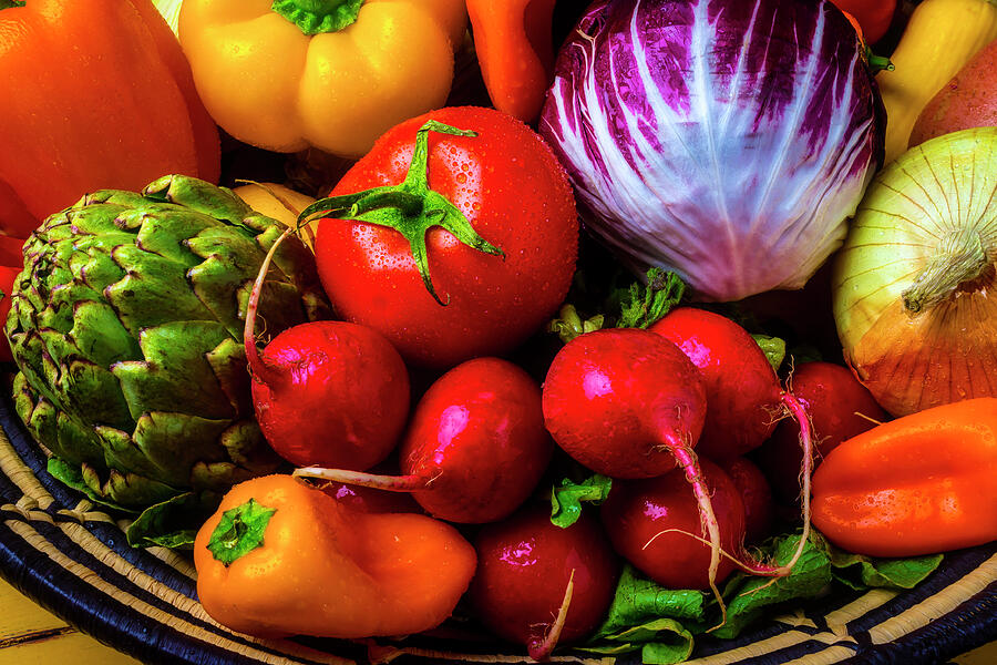 Lush Vegetables Photograph by Garry Gay