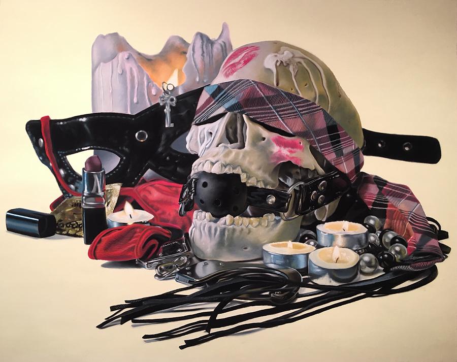 Skull Pastel - Lust by Brian Owens