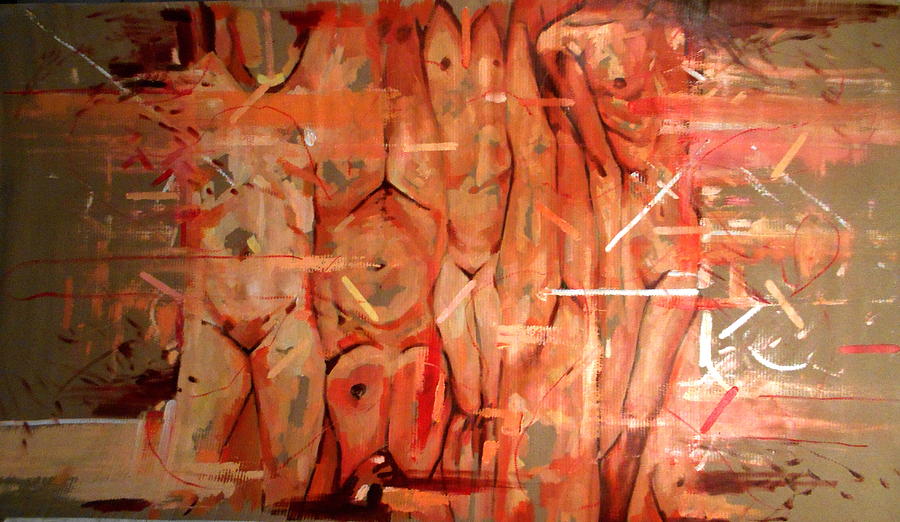 Nude Painting -  Lust II by Flamur Miftari